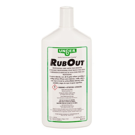 Unger RubOut Glass Cleaner, 16 oz Bottle, 12PK UNGRUB50